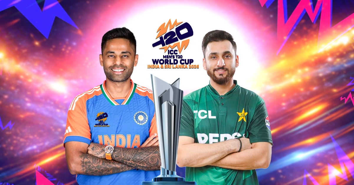 India vs Pakistan T20 World Cup 2026 match action moment with Indian players celebrating 61 run victory