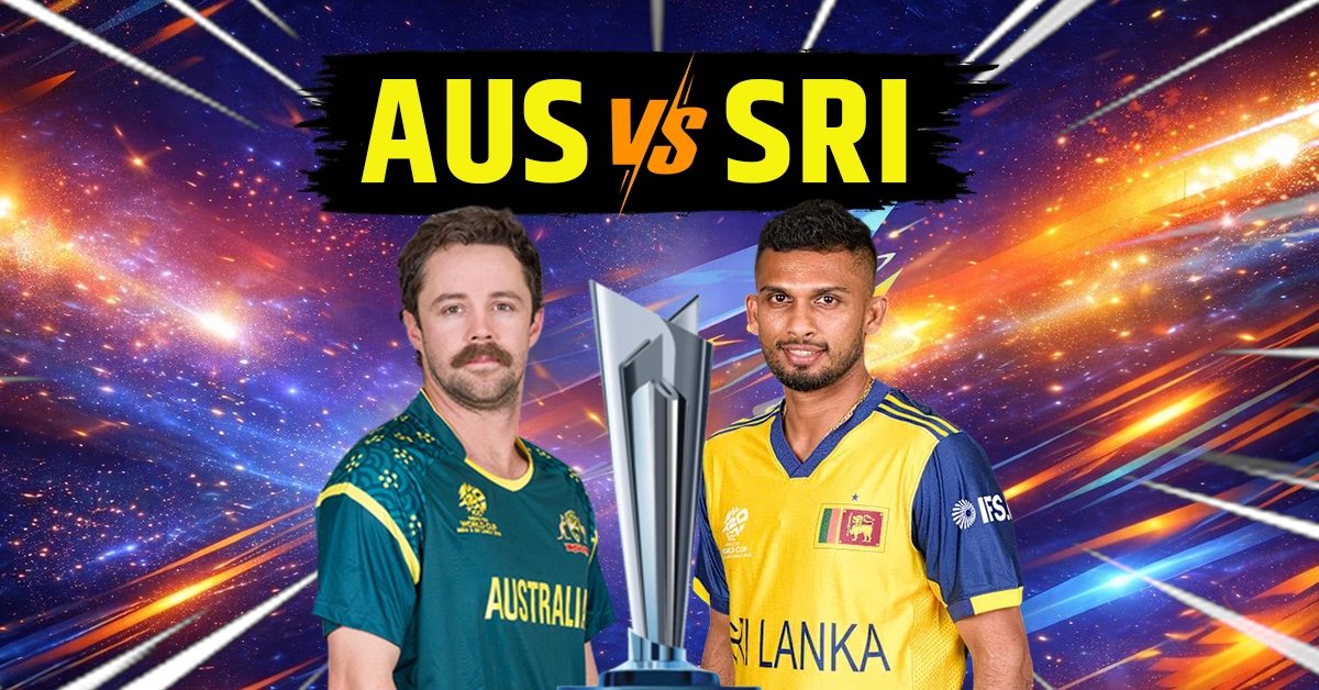 Pathum Nissanka celebrating his century during Australia vs Sri Lanka T20 World Cup 2026 match