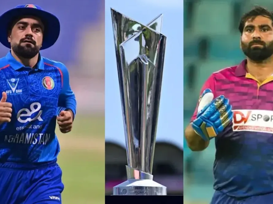 Azmatullah Omarzai celebrating wicket during Afghanistan vs United Arab Emirates match