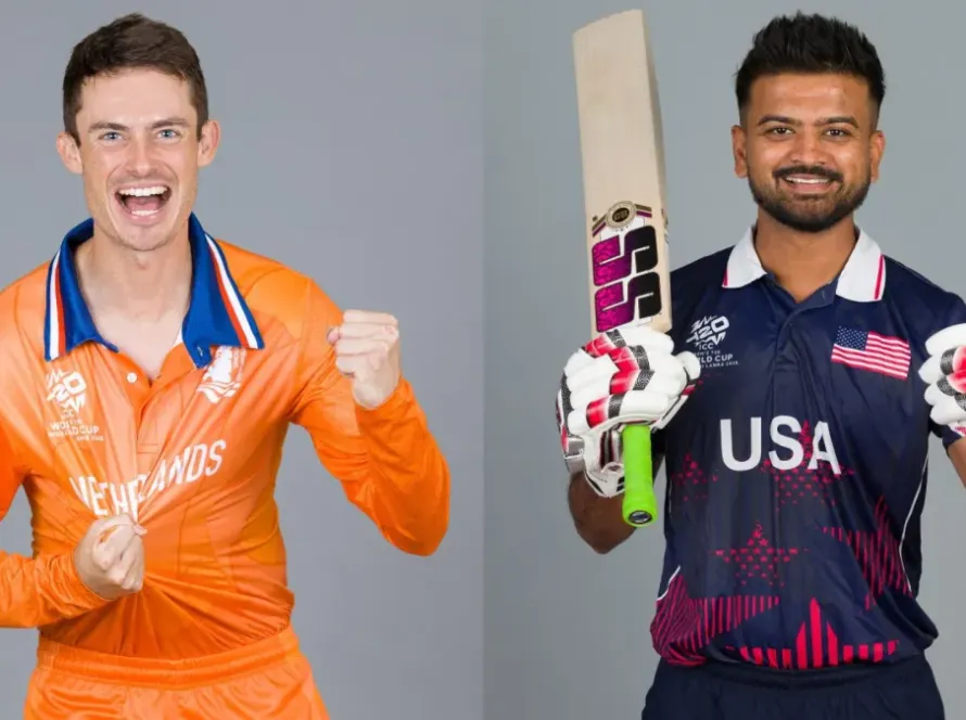 United States of America vs Netherlands ICC Men’s T20 World Cup 2026 match scoreboard