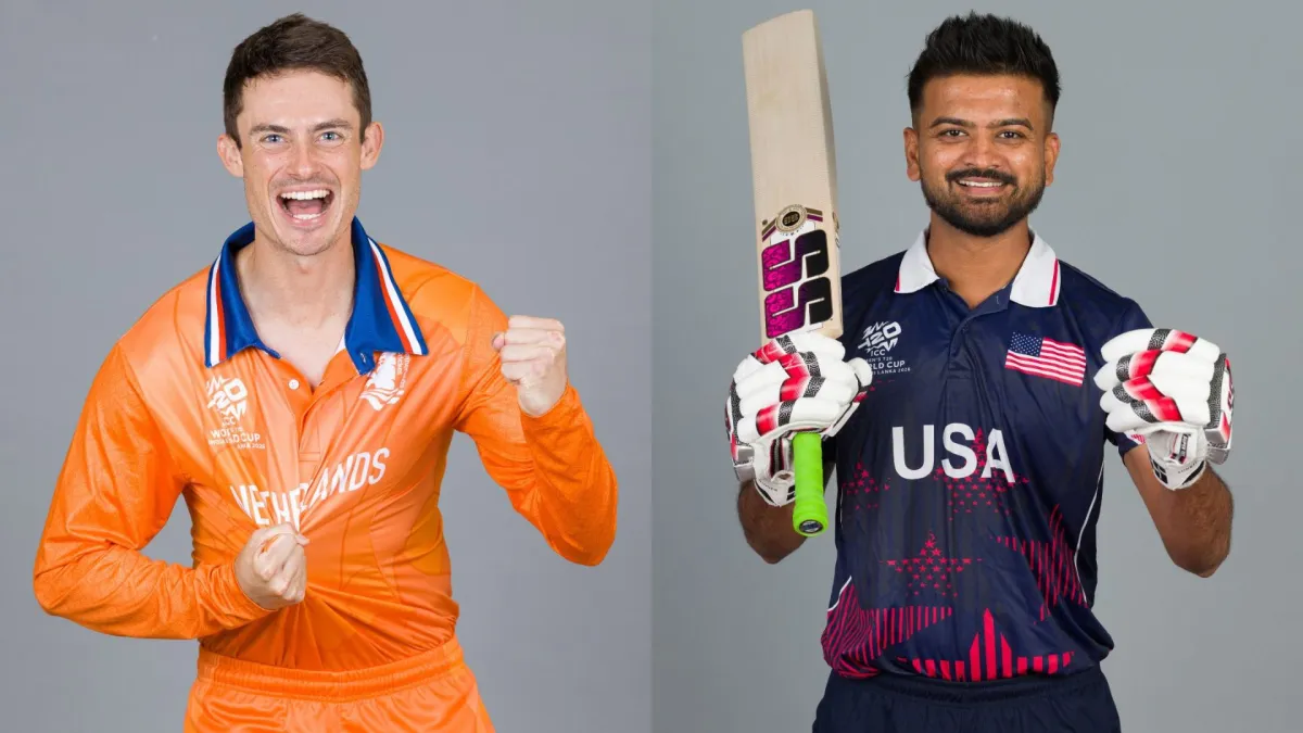 United States of America vs Netherlands ICC Men’s T20 World Cup 2026 match scoreboard