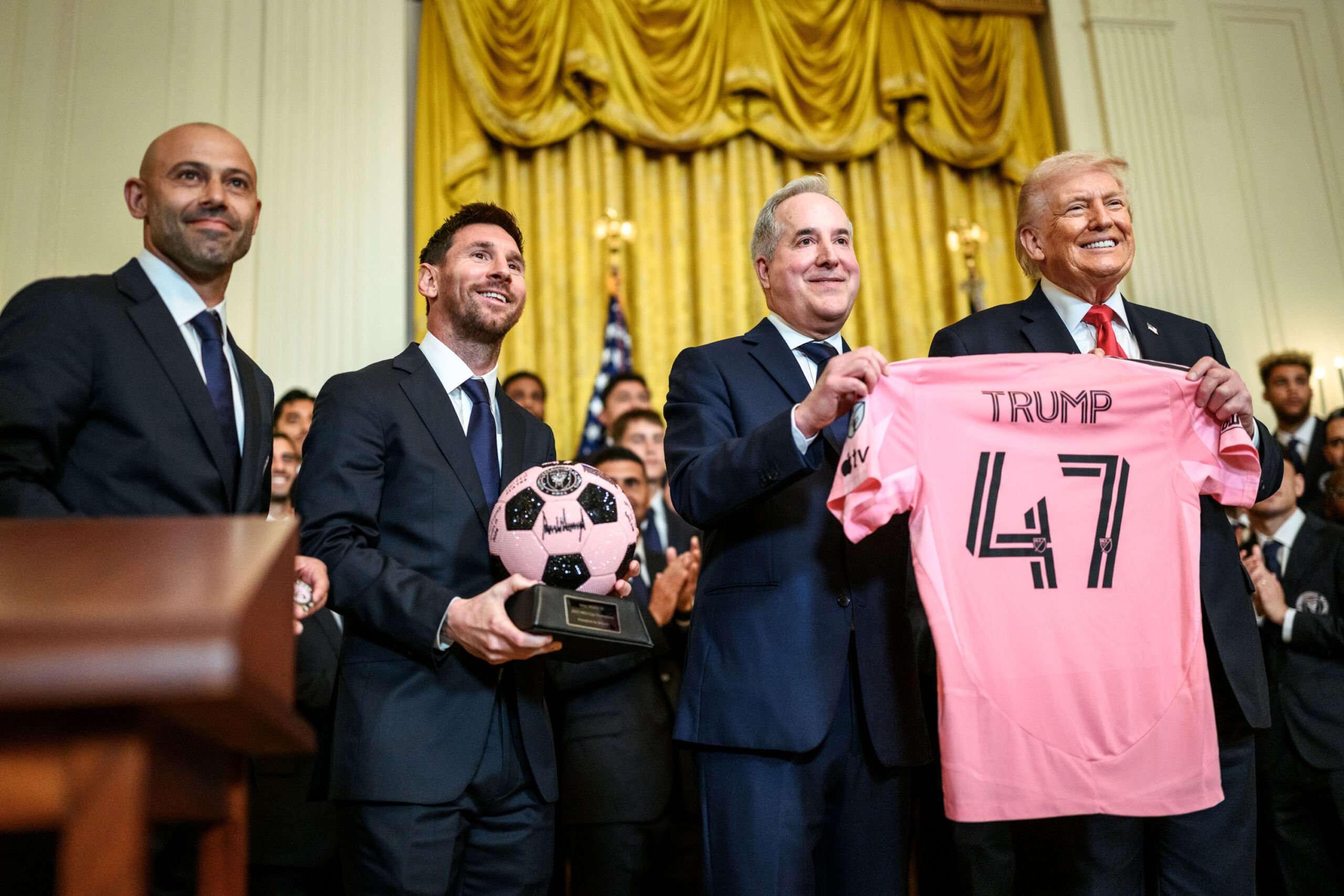 Lionel Messi, Donald Trump